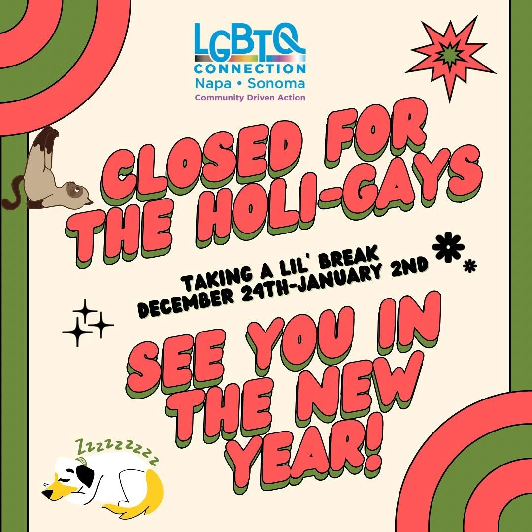 See you in the New Year and have a happy holiGAYs!!🎄🌈