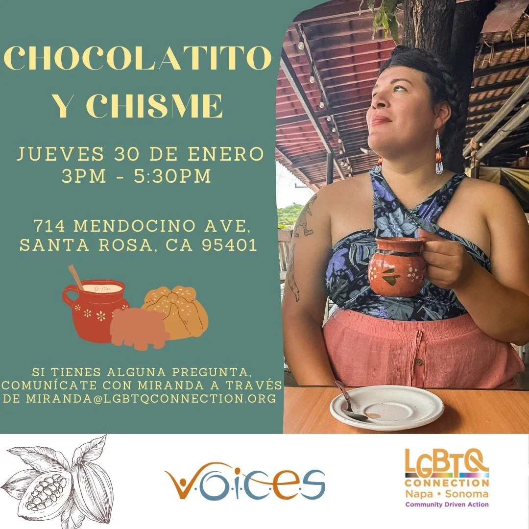Join us for some hot chocolate,other cacao based desserts and some pan dulce. Come hangout!

&Uacute;nase a nosotres para disfrutar de un chocolatito, otros postres a base de cacao y un poco de pan dulce.