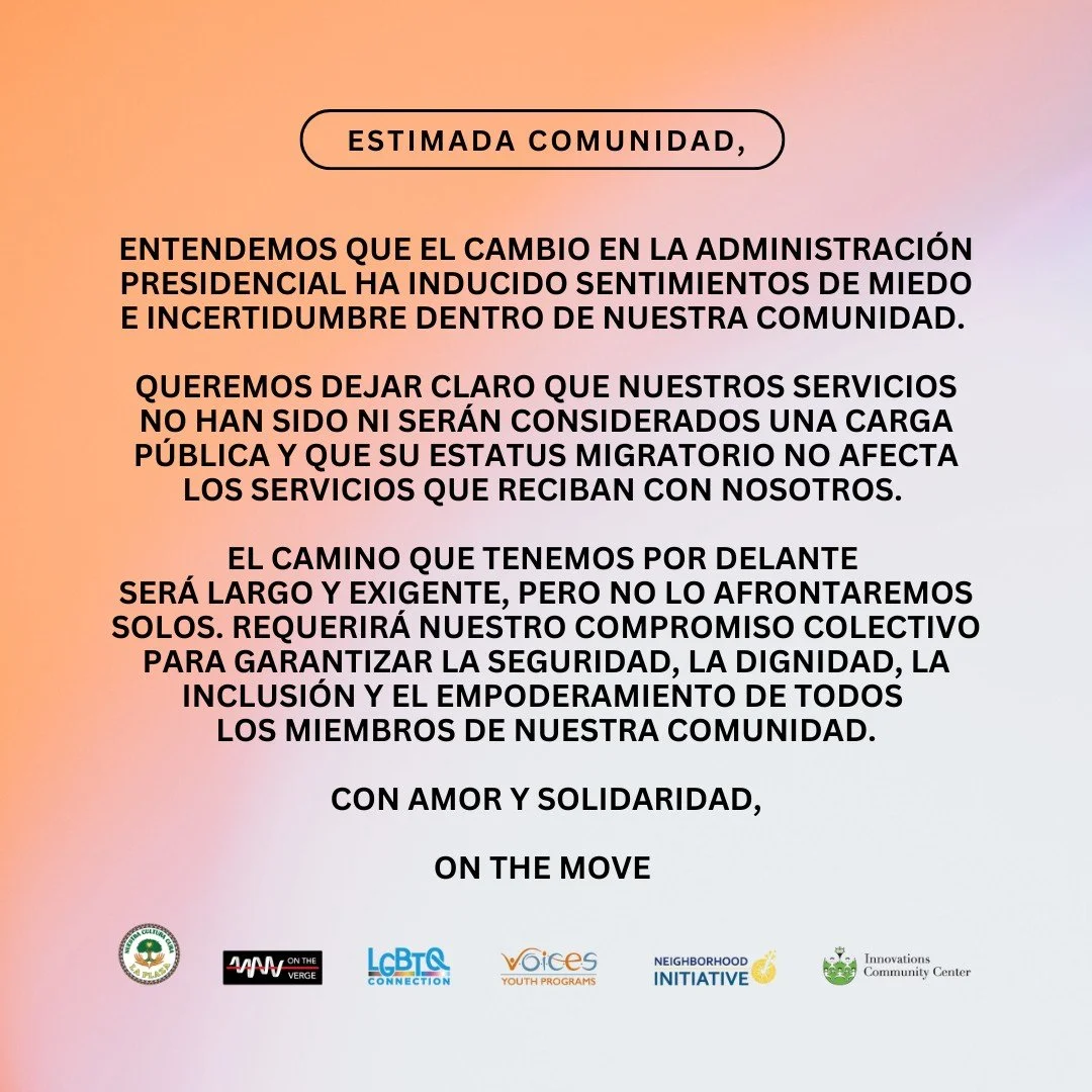 Our continued commitment to the community / Nuestro compromiso continuo con la comunidad