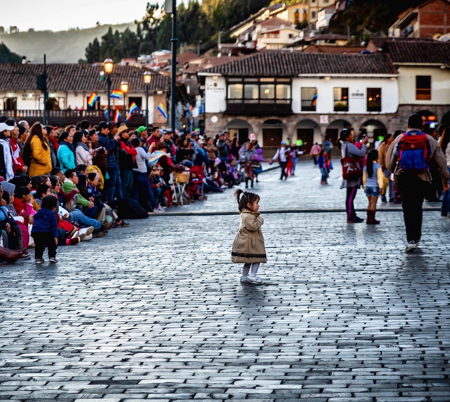 You&rsquo;ll get a better view when you don&rsquo;t have so many people in your way. 
.
.
.
.
.
.
.
.
.
#colors #picture #cusco #peru #celabration #alone #solo #stepawayfromthecrowds #unique #photooftheday #instagood #travel #travelphotography #aroun