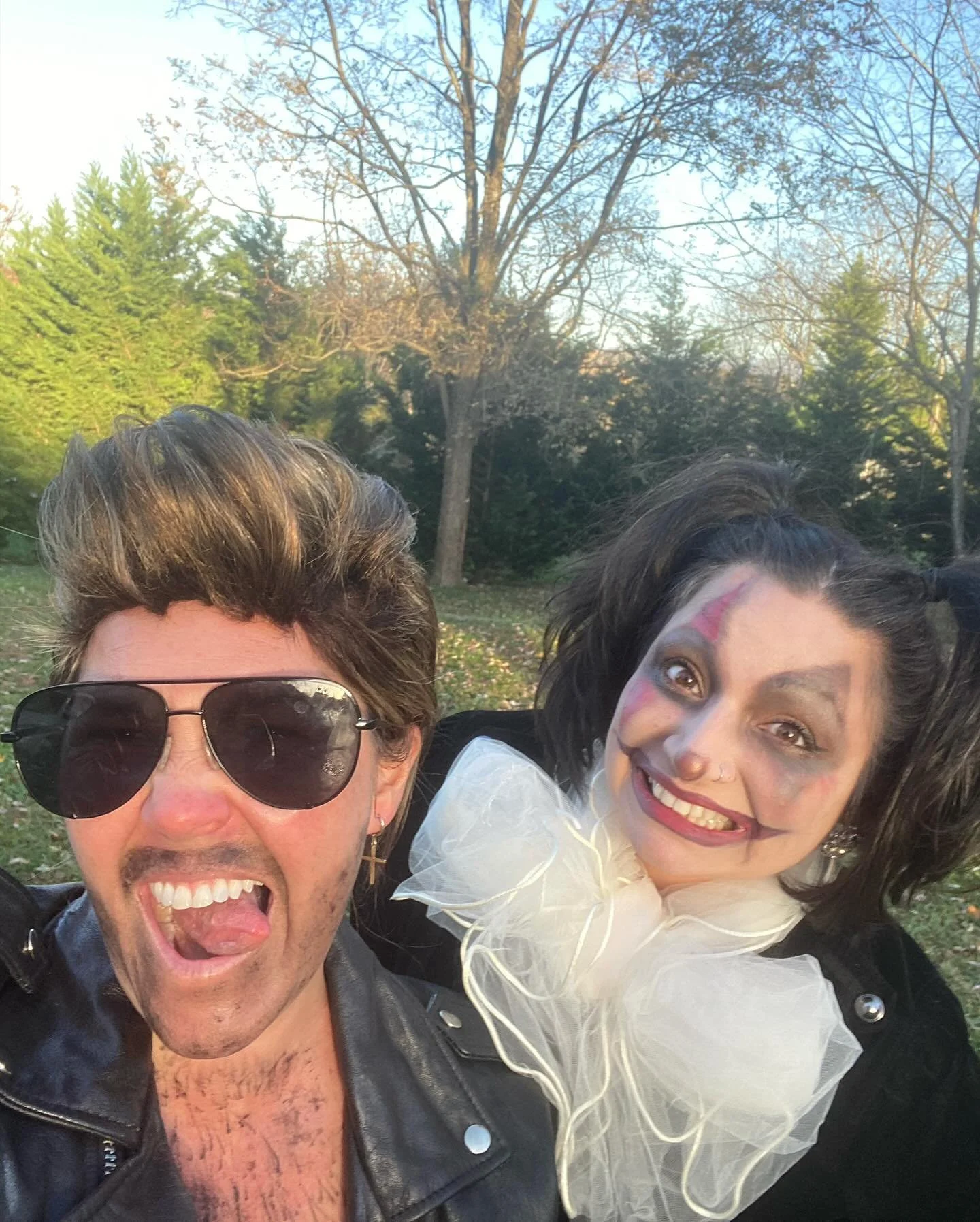 It was hard to get in the Halloween spirit this year, but we rallied, went through our costume bins, and did last-minute costumes! 🤣

Scary, creepy clown, and George Michael was the best we could do!

#halloweenasheville #georgemichael #scaryclowns 