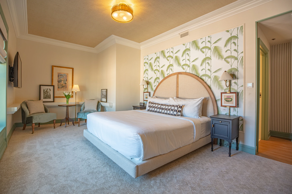  Hotel room layout ideas sourced from The Palmetto Hotel in Charleston. 