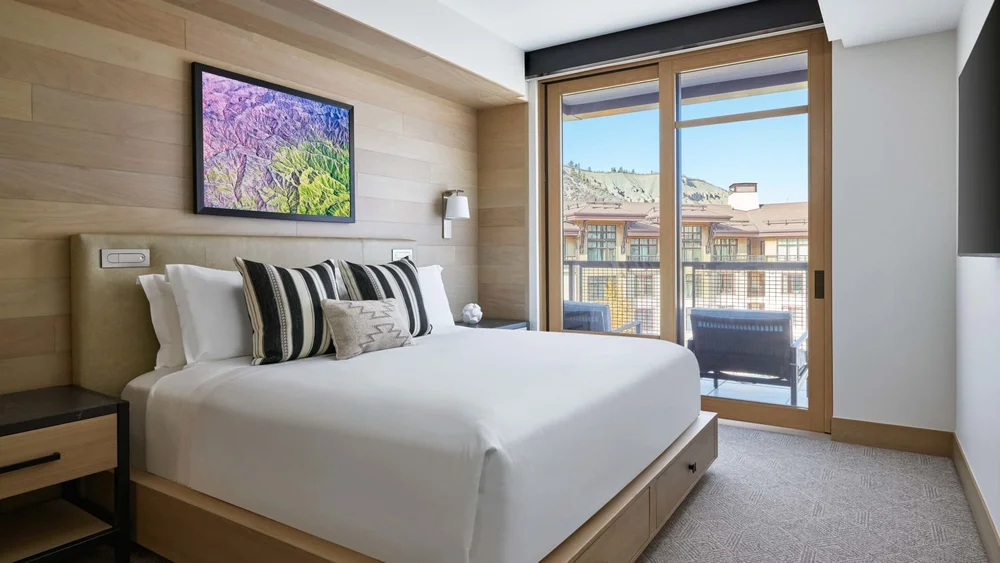  Hotel interior design at the Cirque Residences in the Cirque Tower at Viceroy Snowmass, in Aspen, Colorado 