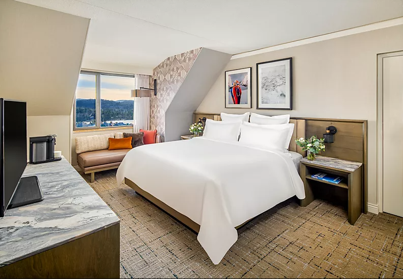 hotel furniture materials at Fairmont Tremblant provided by Artco Hospitality Furnishings