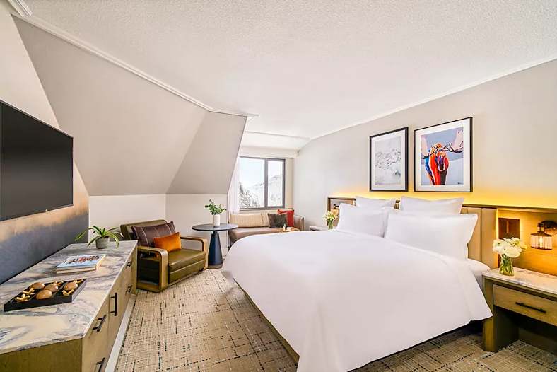  earthy hotel interior colour schemes at Fairmont Tremblant provided by Artco Hospitality Furnishings 