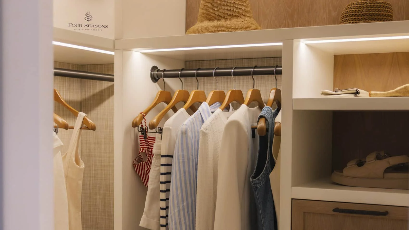 Custom built-in closets for Naples Beach Club, a Four Seasons Resort
