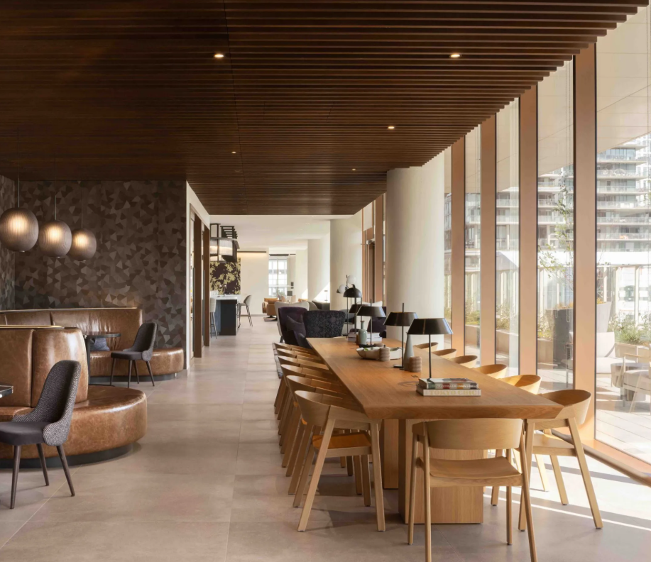 Co-Working Lounge at West House, Toronto