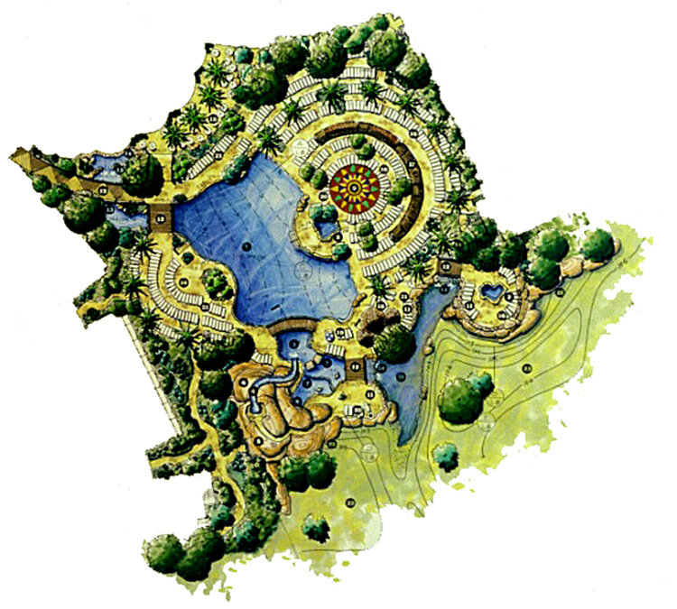 Landscape Design of Disney's Animal Kingdom Lodge — Marquis Latimer +  Halback
