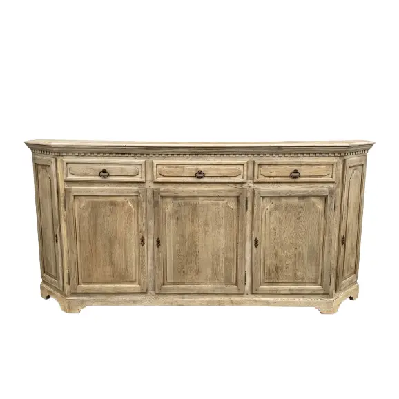 19th Century Scrubbed Wood Enfilade
