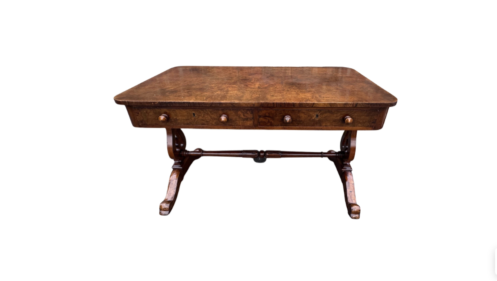 19th Century English Regency Library Table