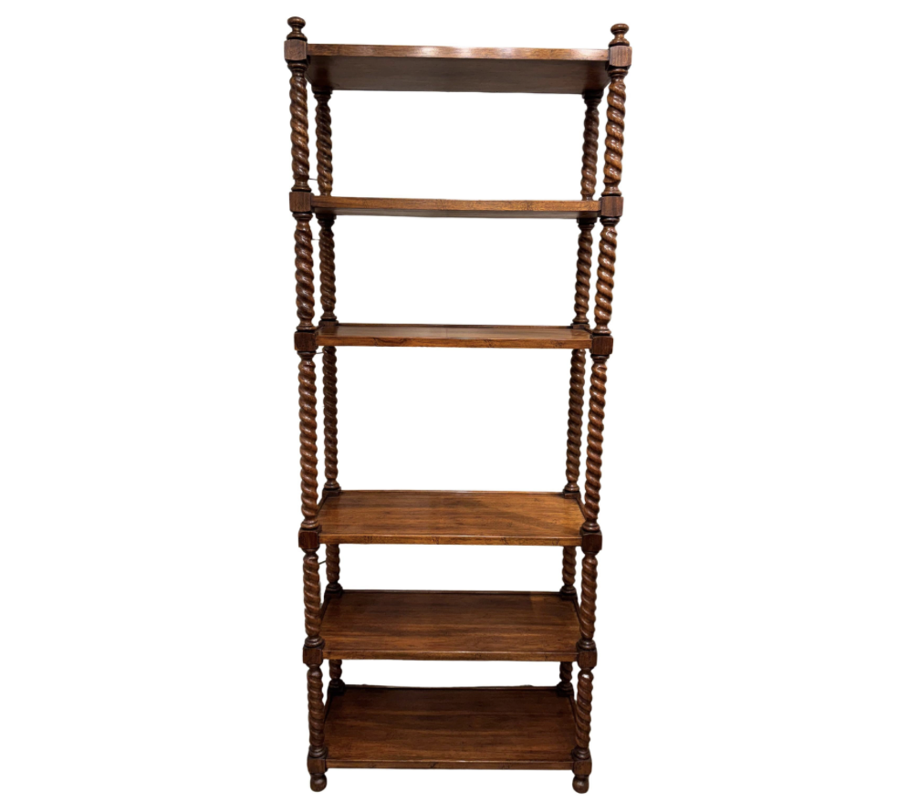 Vintage English Bobbin Twist Book Shelve