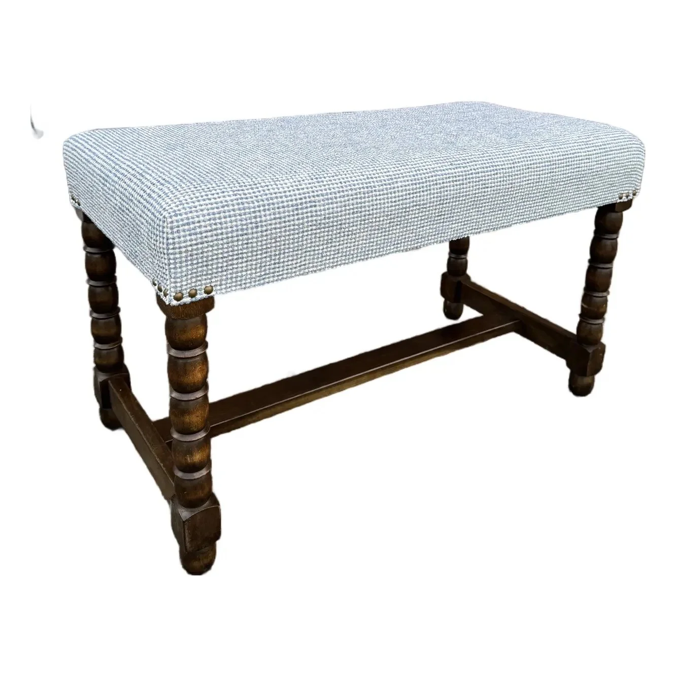 Newly Upholstered English Bench
