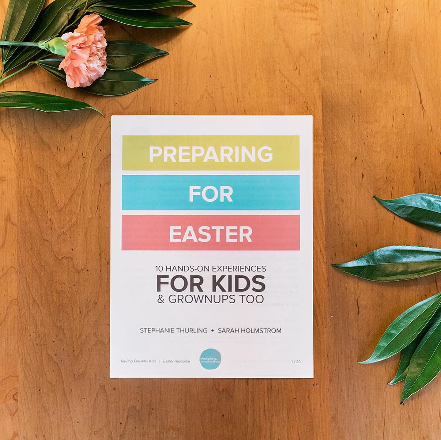 Easter is April 4th this year! And it is fast approaching! Have you downloaded our free Preparing For Easter family booklet?!

It&rsquo;s 10 hands-on experiences for families to do together to learn about Easter! There are 10 activities that include 