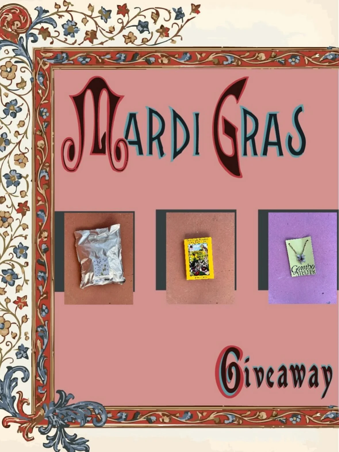 ⚜️🎭WE HOPE YALL HAD A HAPPY MARDI GRAS 🎭⚜️

AND THANK YOU ALL 
FOR PARTICIPATING IN OUR GIVEAWAY🎉🎊🎭🎉🎊🎭🎉🎊🎭

OUR WINNERS HAVE BEEN SELECTED! 

FIRST GIVEAWAY WINNER AND NEW OWNER OF @lanativeseedco wildflower seed mix, Malcolm Vidrine&rsquo;