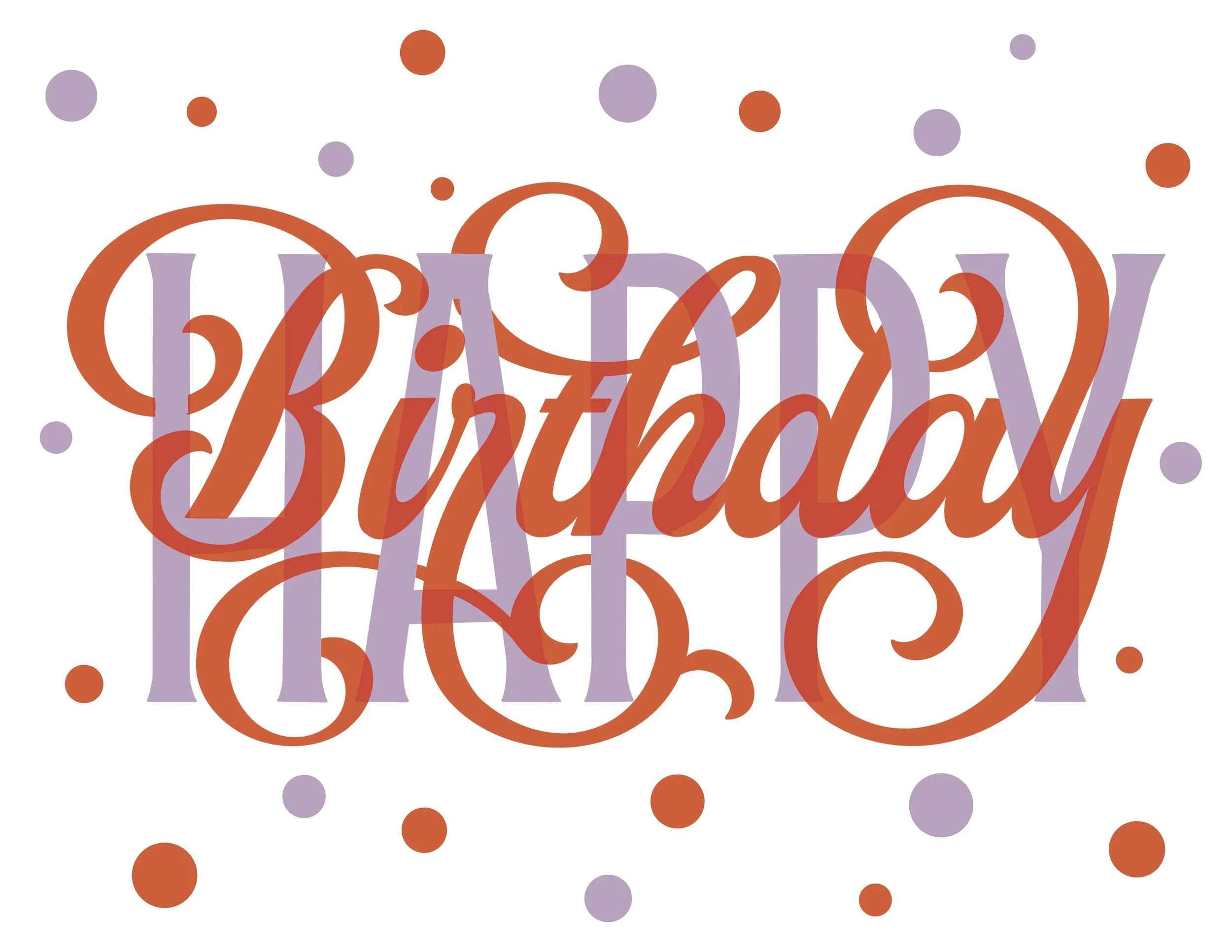 Birthday Polka Dots