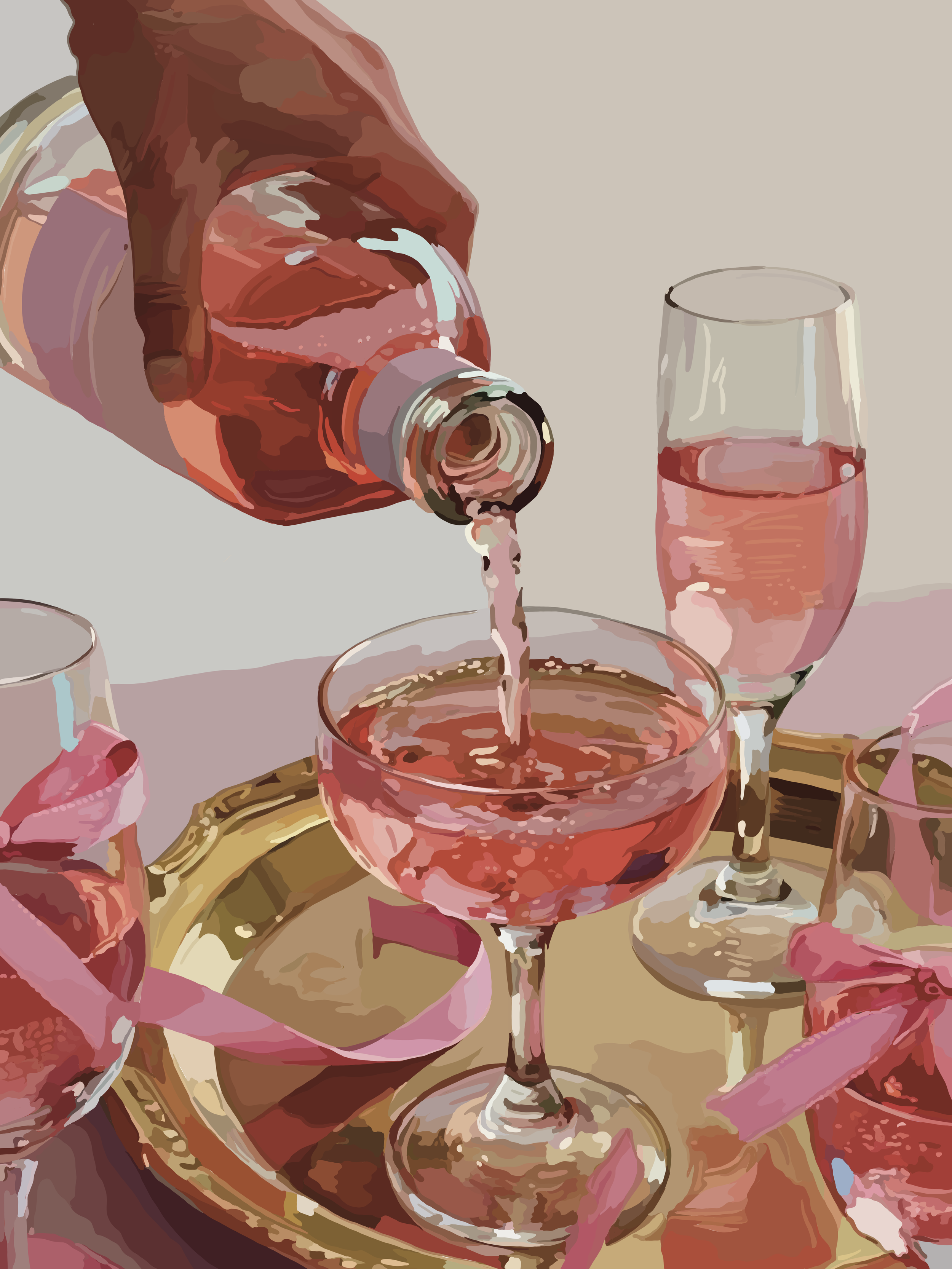 Pouring Pink