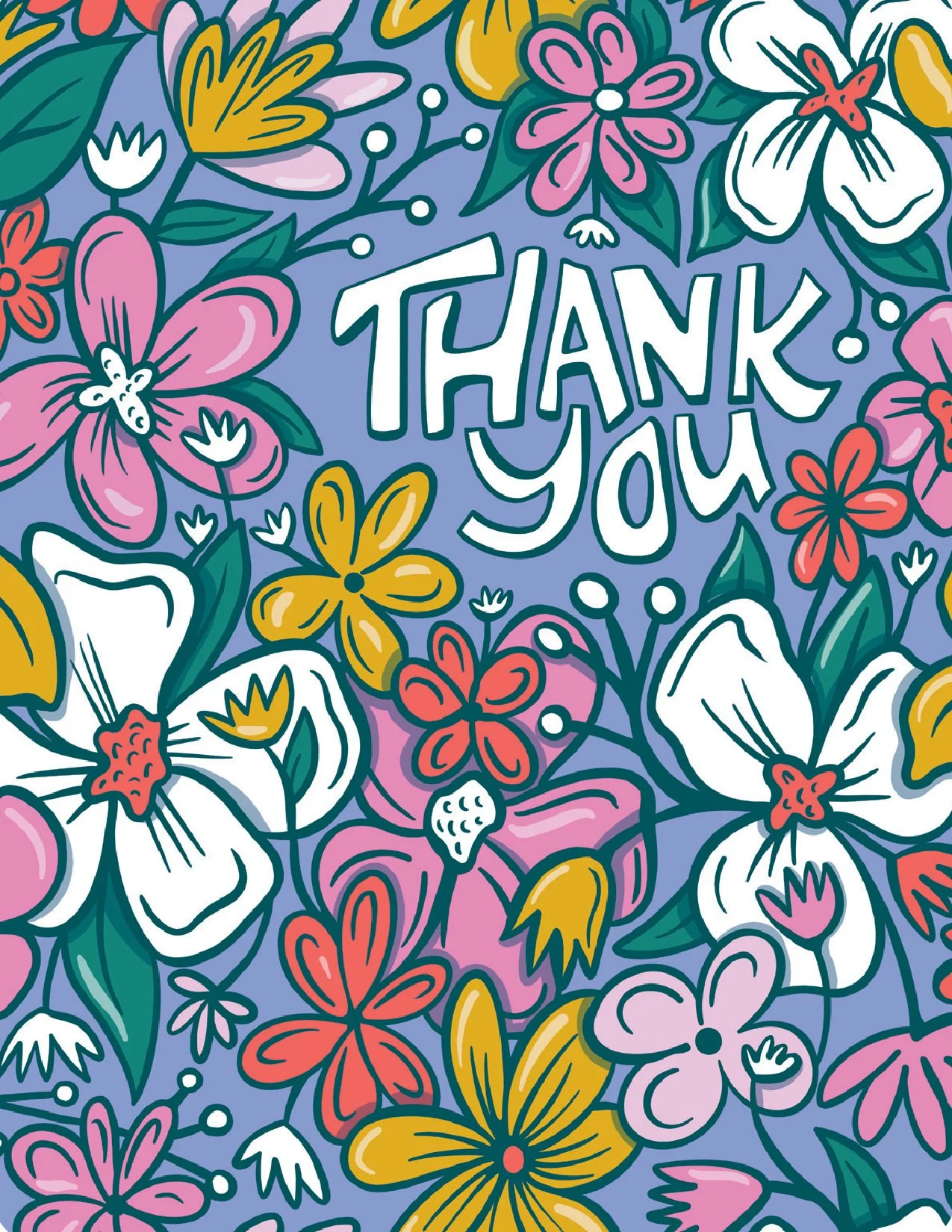 Thank You Funky Flower