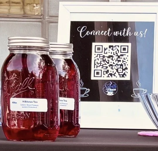Hibiscus Jar
