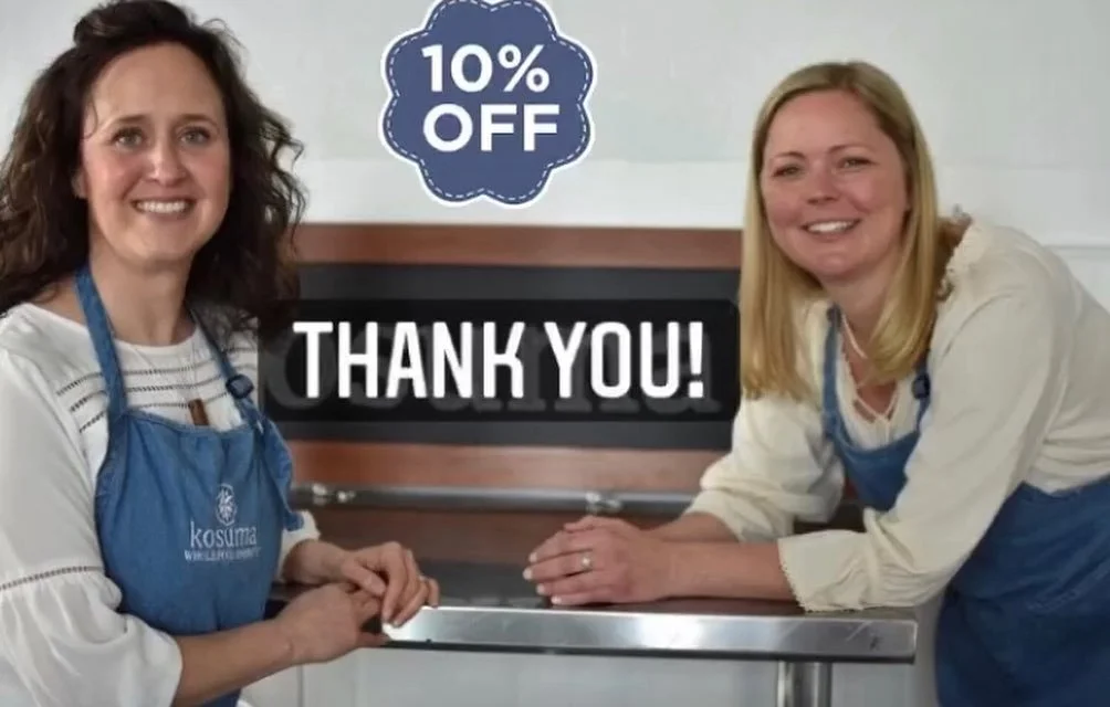 We are GRATEFUL for YOU! 💙 

To show our appreciation, save 10% off our online store today only ➡️ www.kosuma.com

*sale ends March 5 at 11:59pm