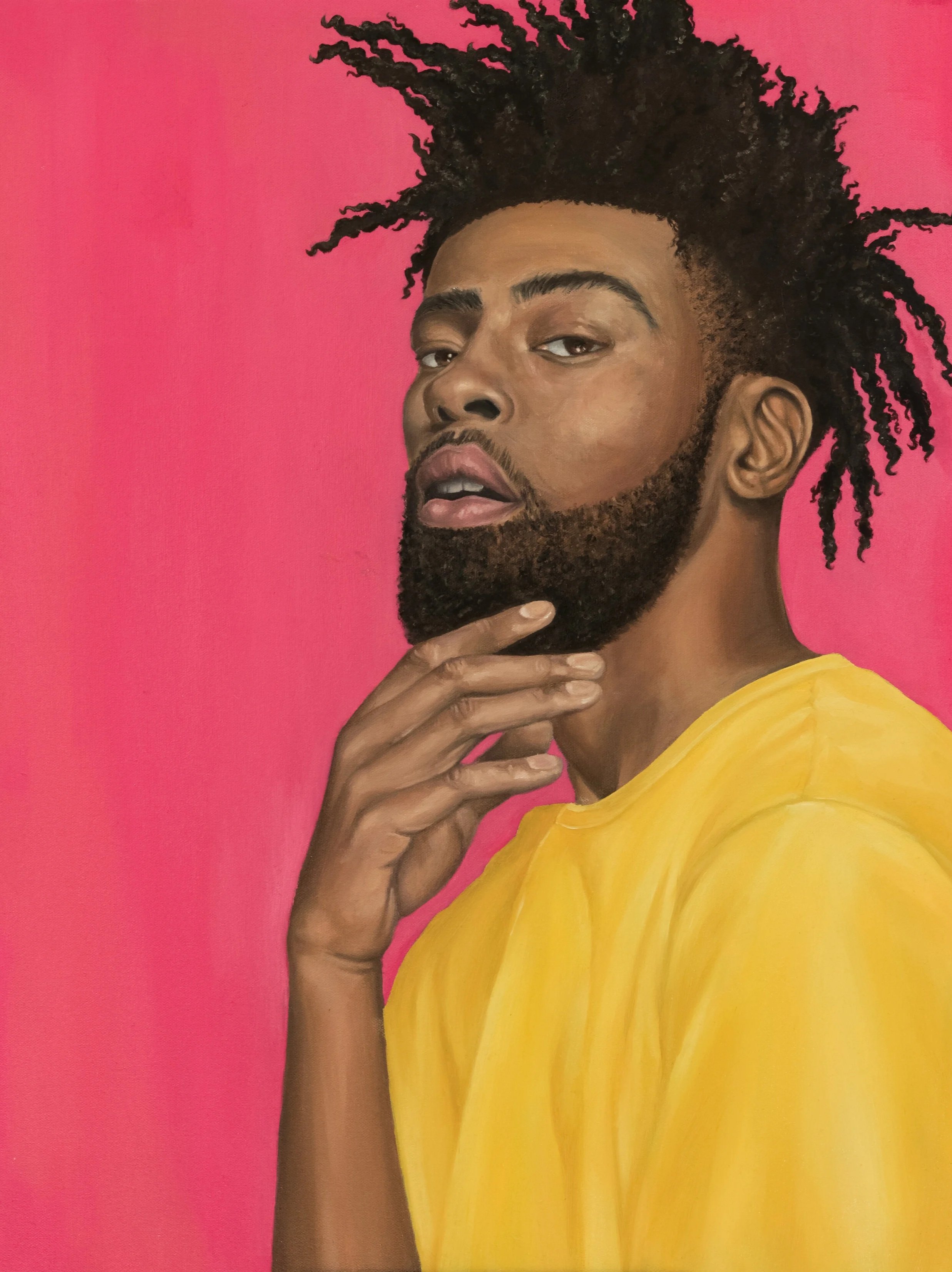   For a Moment  , 2020  Oil on canvas 
18 × 24 in