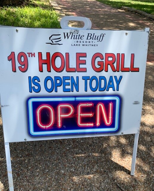 19th Hole Grill Sign