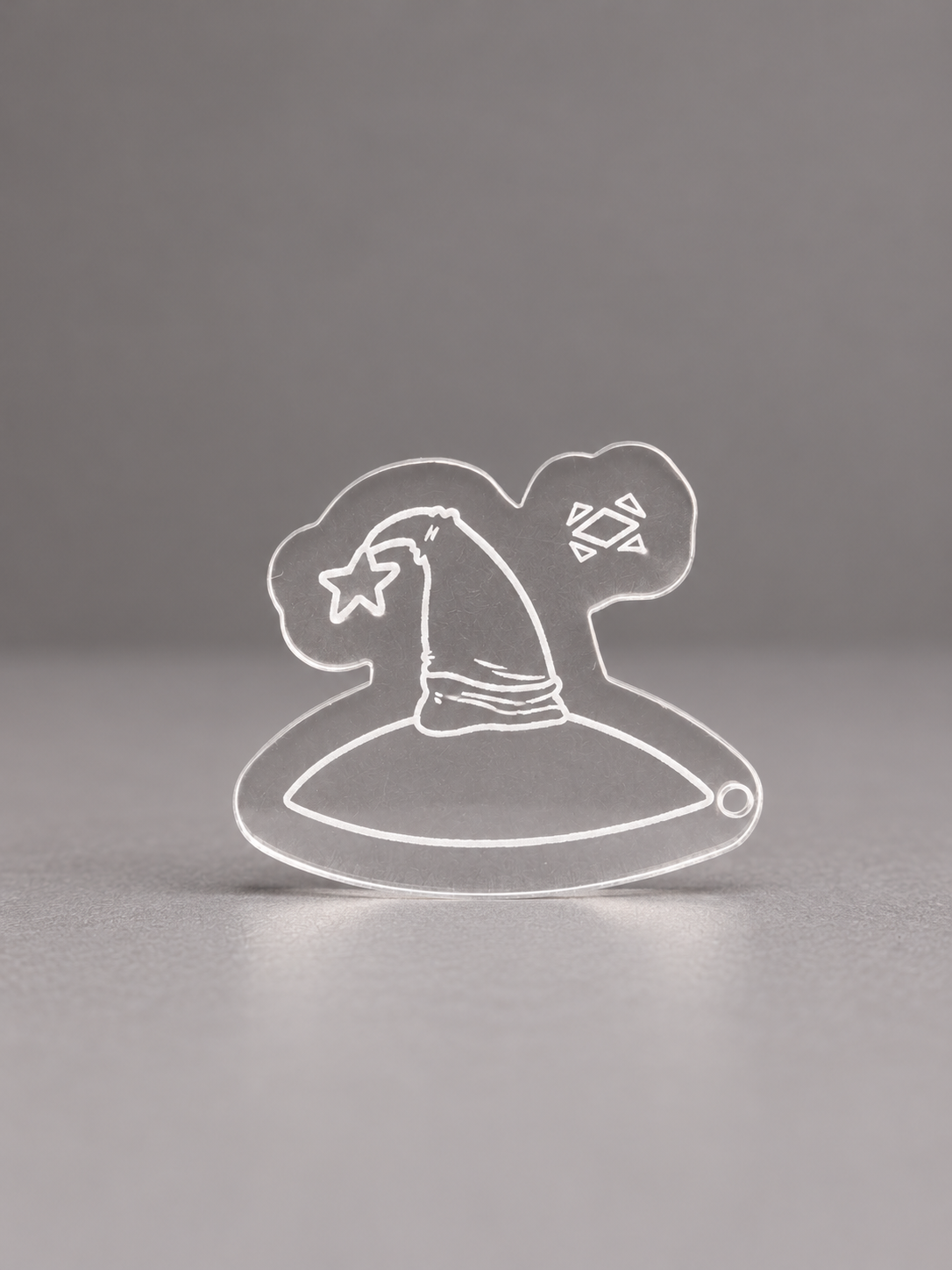 Clear Acrylic Witch Hat Charm.png