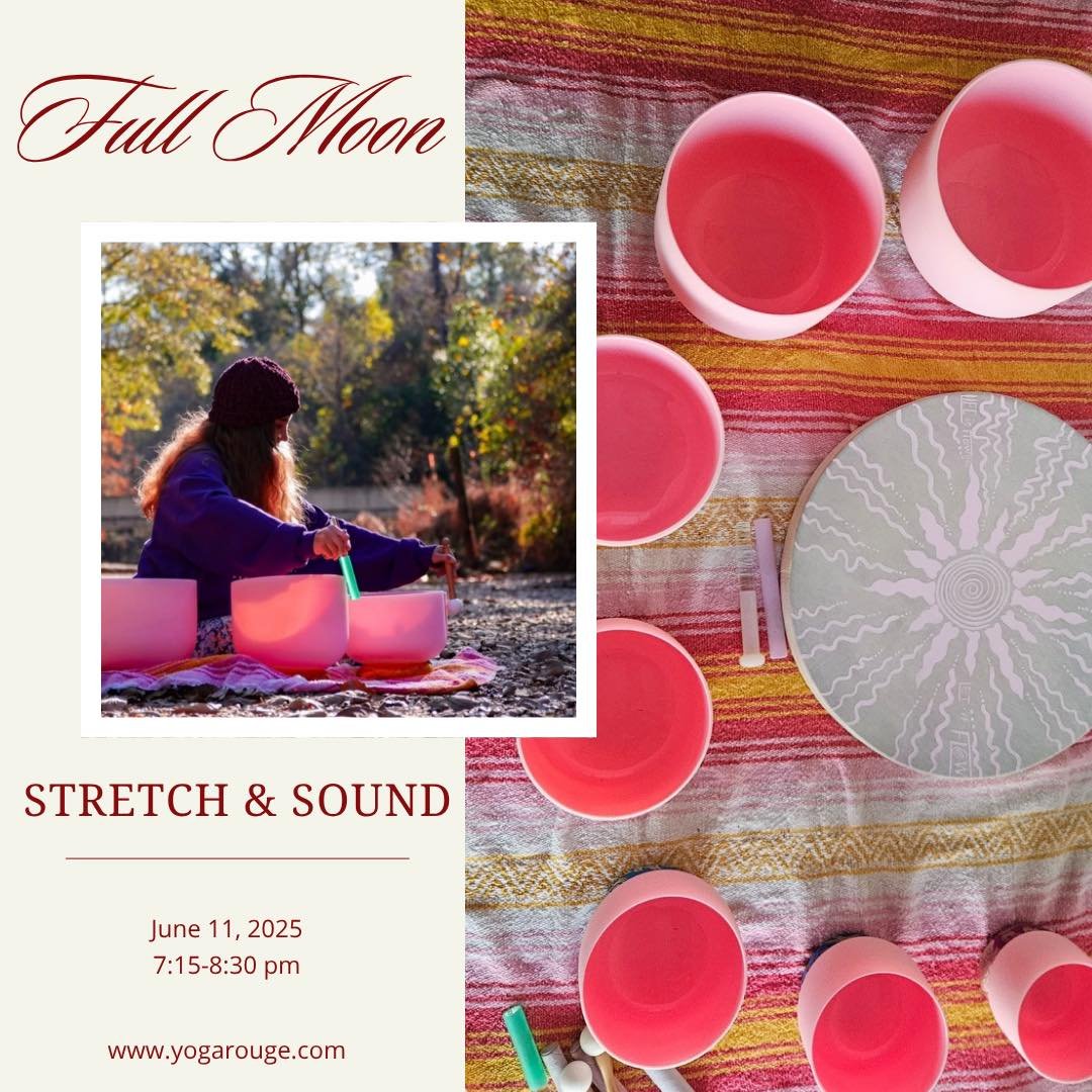 🌕 Join us for a Full Moon Stretch &amp; Sound class with Chloe!

This Sagittarius full moon brings bold, expansive energy&mdash;perfect for setting intentions around your personal and professional connections. We&rsquo;ll start with an intention-set