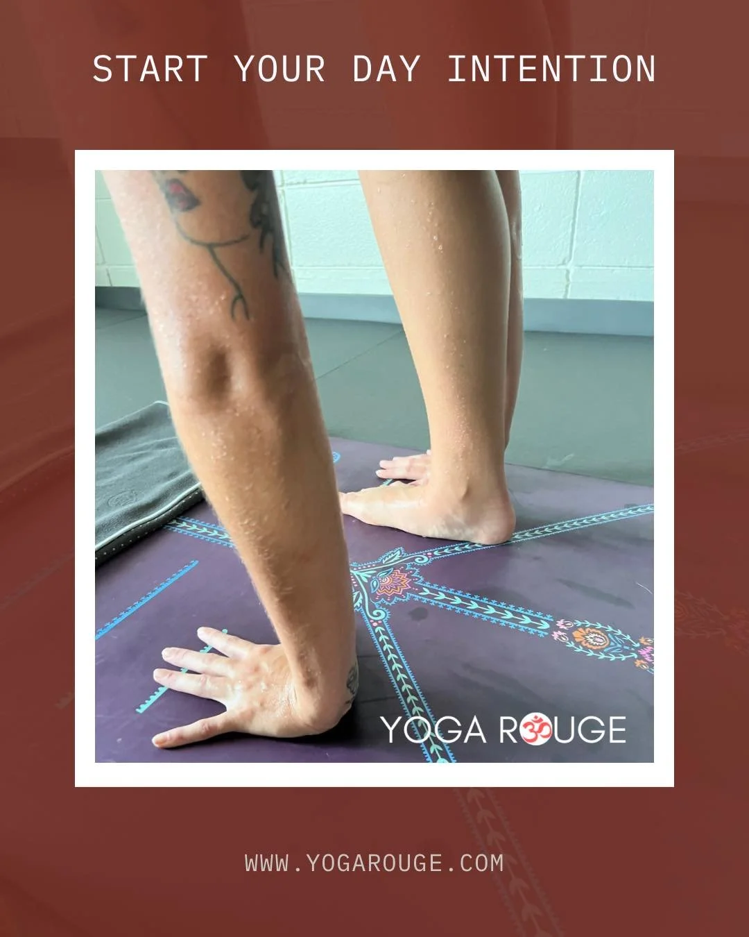 Start your day with intention and watch how the universe aligns with your desires. Set your intentions on and off the mat.

&bull;
&bull;
&bull;
#Yoga #Intention #IntentionSetting #Align #Alignment #ManifestYourDream #LiveWithIntention #YogaRouge #Ba
