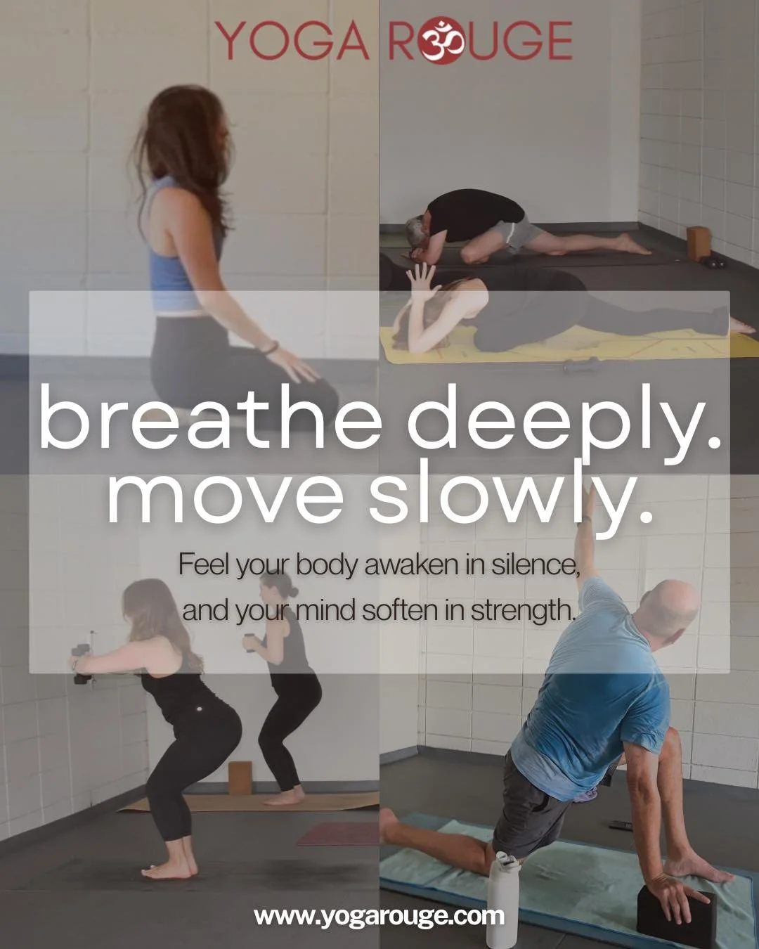 Reminder to reconnect with ourselves. There&rsquo;s power in slowing down and simply being-body, breath and mind in harmony.

Move the body, soften the mind and find your strength in a class today!

Book your class at the 🔗 in our bio

&bull;
&bull;