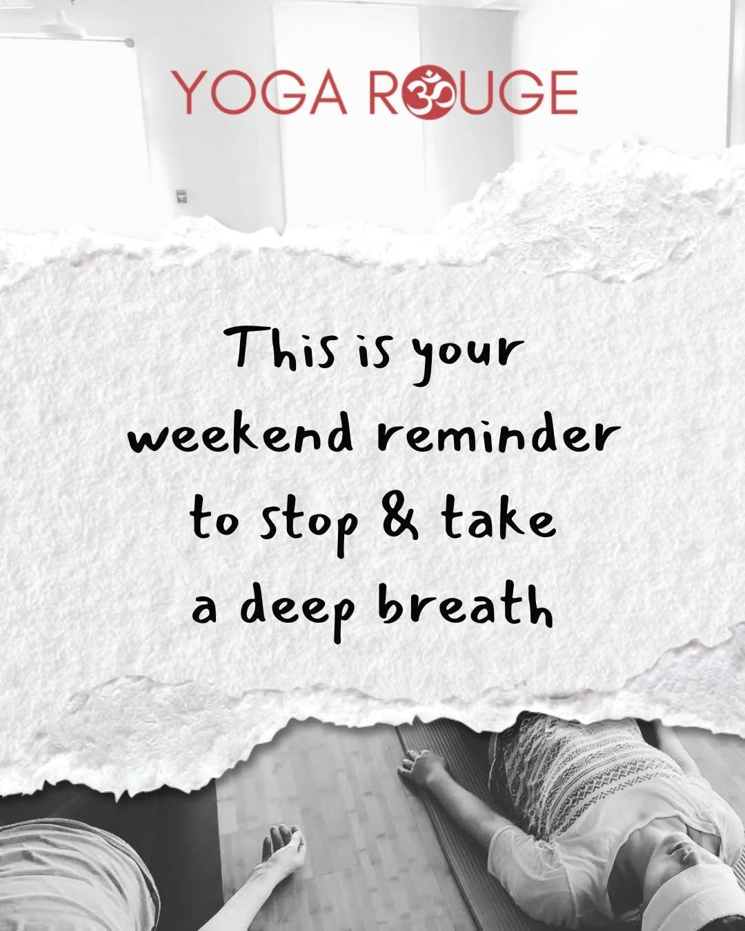 Just a reminder for the weekend!

Book your class at the 🔗 in our bio

&bull;
&bull;
&bull;
#yoga #yogarouge #movement #breath #deepbreath #hotpower #vinyasa #prenatal #batonrouge #morningflow #weekends