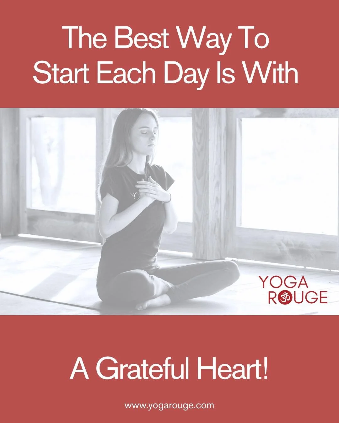 Each day is a gift ✨ Start yours with gratitude and watch everything shift &hearts;️

&bull;
&bull;
&bull;
#gratefulheart #morningmindset #yoga #positivevibes #yogarouge