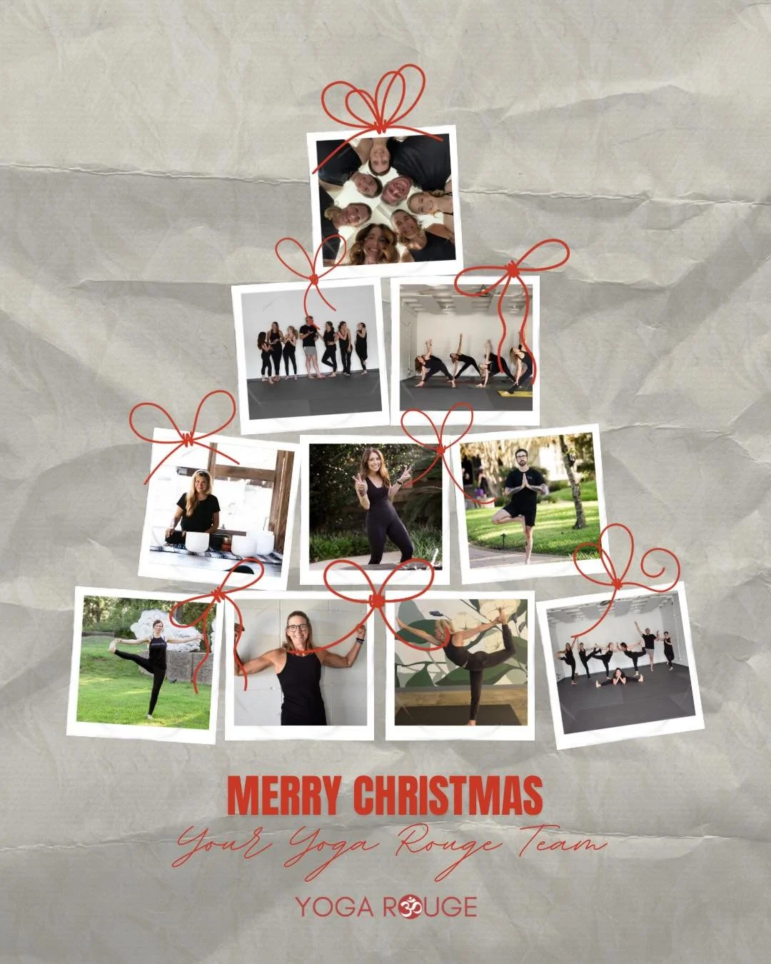 May your heart be light, your home be warm and your Christmas be filled with love, joy and cherished memories!🎄&hearts;️

&bull;
&bull;
&bull;
#yoga #yogarouge #merryandbright #merrychristmas