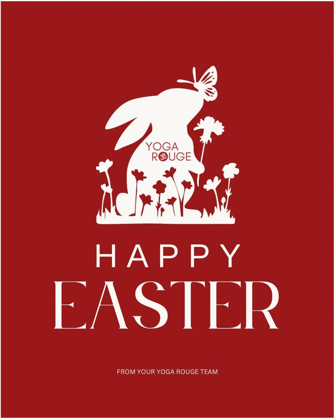 The Yoga Rouge Team wishes everyone a Happy Easter! We will see you back in the studio on Monday!

&bull;
&bull;
&bull;
#yoga #happyeaster #yogastudio #bookyourclass #hotpower #vinyasa #yin #soundhealing #enjoyyourday #yogasculpt #yogarouge