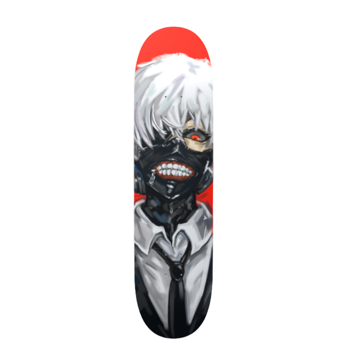 Ken Kaneki Skateboard Deck