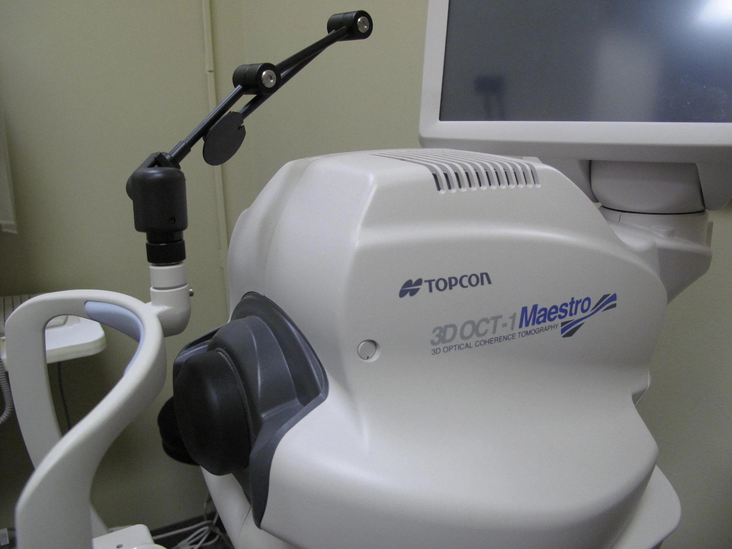 Photograph of retinal imaging equipment