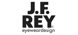 J.F. REY eyeweardesign logo in black text on a white background