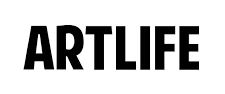 Logo with the word ART LIFE in bold, black letters on a white background.