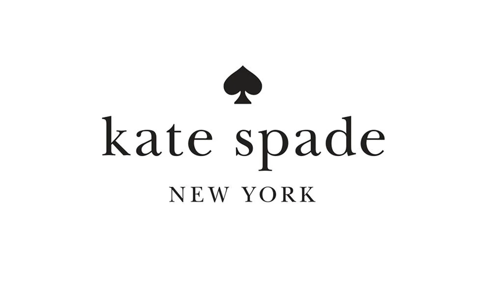 Kate Spade New York logo with a black spade symbol above the text on a white background.