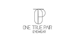 Logo for One True Pair Eyewear featuring a stylized 'P' and 'Q'