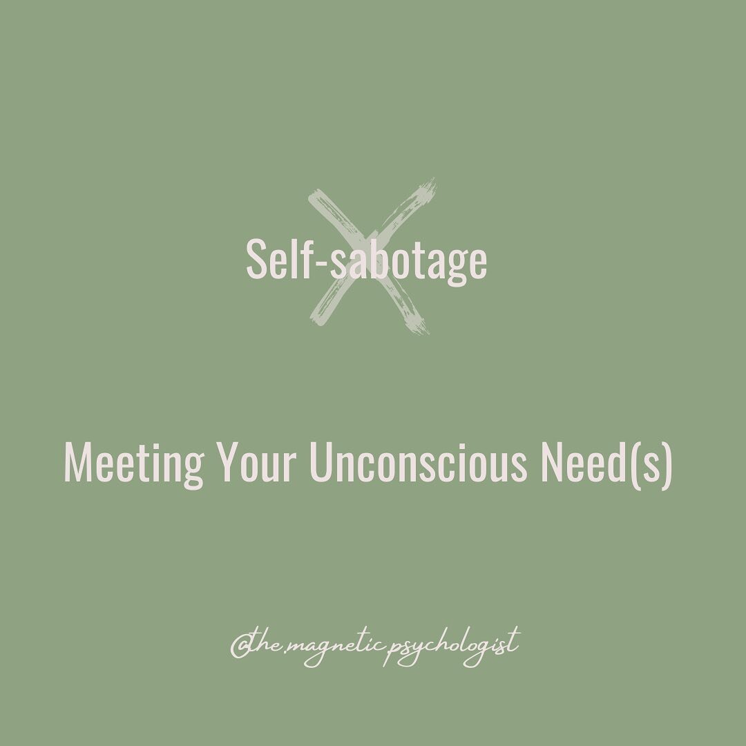 I hear this all the time...&rdquo;maybe I&rsquo;m just self-sabotaging&rdquo; or &ldquo;oh, there I go again self-sabotaging.&rdquo; 

But what if that wasn&rsquo;t a thing?  What if your so-called self-sabotaging is actually you meeting or attemptin