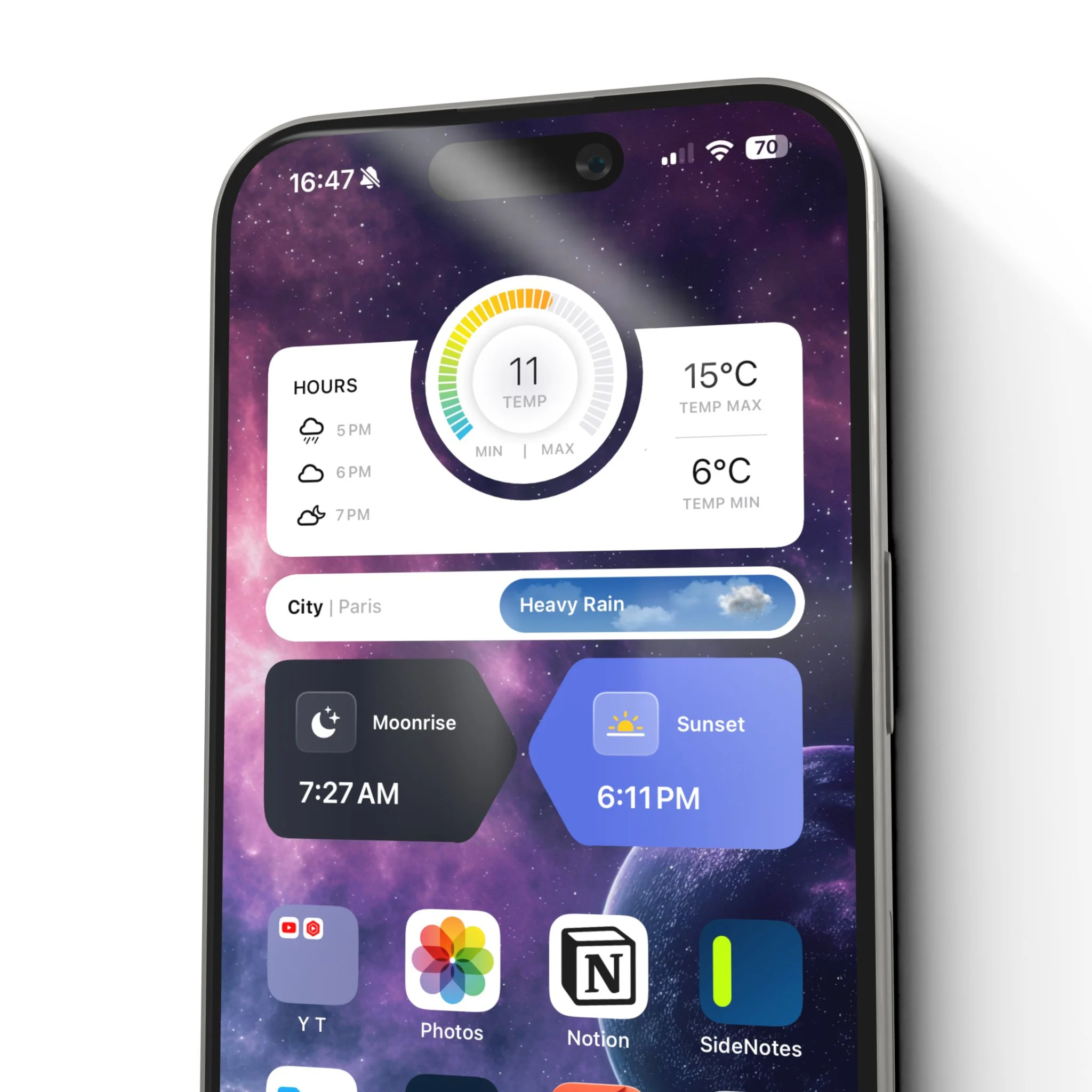 At a Glance Widgy Widget — This is E