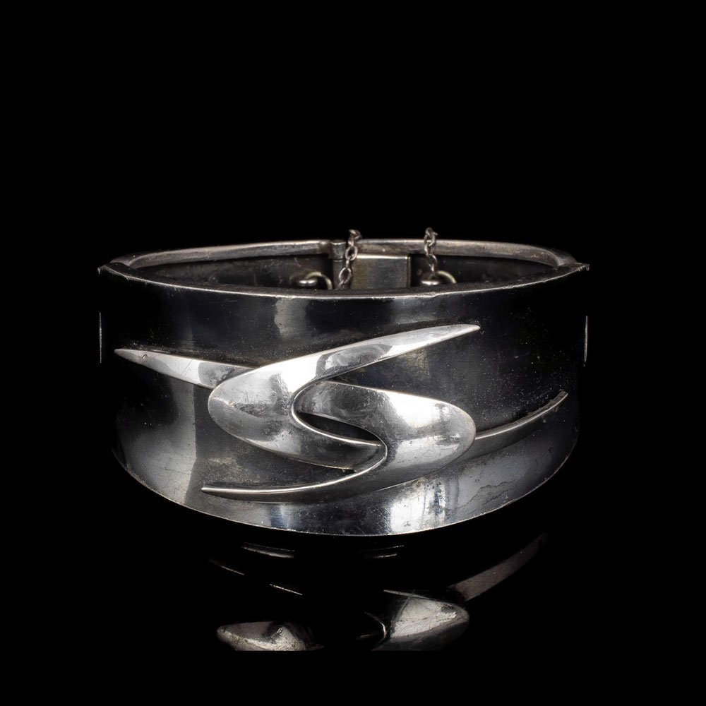 Enrique Ledesma Mexican silver modernist Bracelet