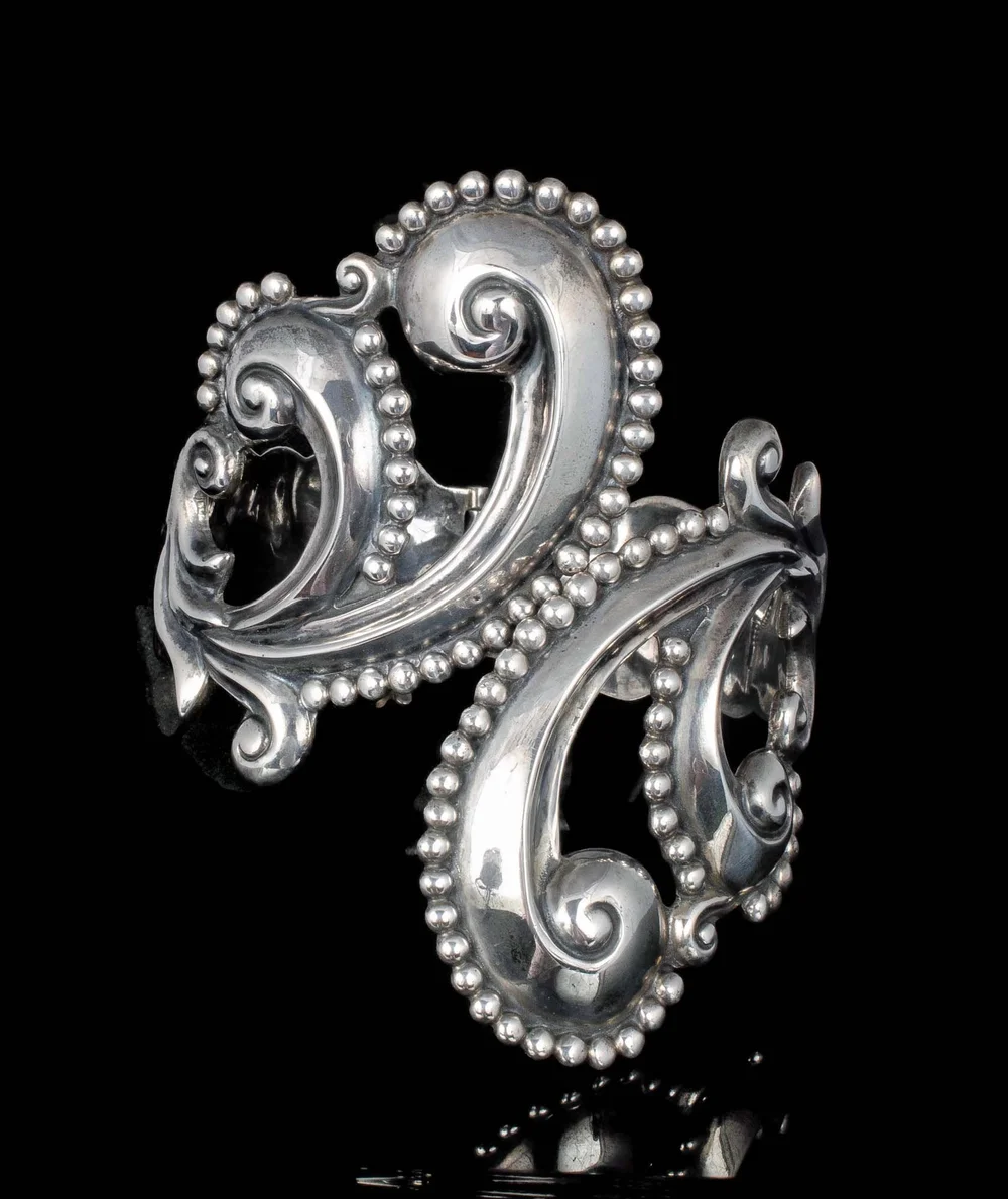 Gerardo Lopez Mexican silver Clamper Bracelet — One Good Eye Silver