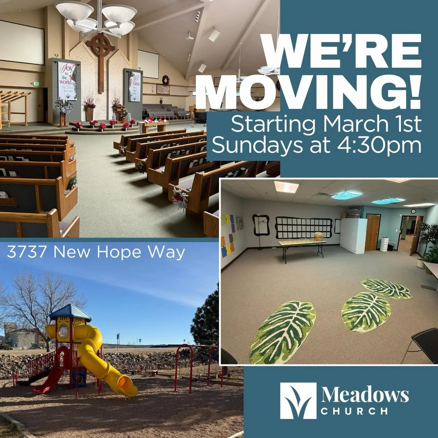 You&rsquo;re invited to join us as we move into a beautiful new space together! Sleep in, go on a hike, enjoy your day&hellip;and then join us Sunday evening at 4:30pm!