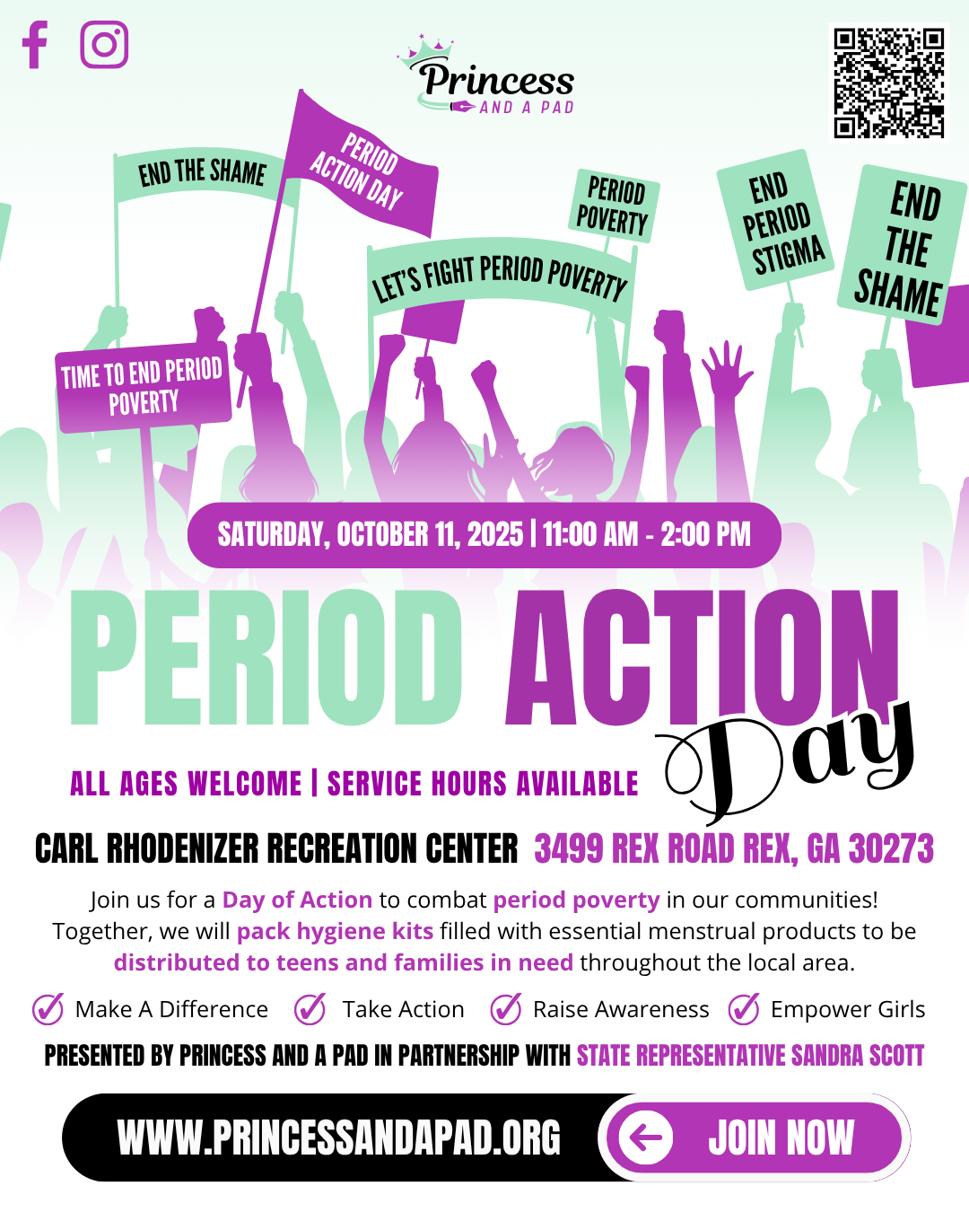 Princess and a Pad’s Period Action Day Hygiene Kit Packing Party