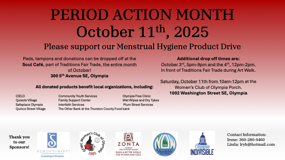 Menstrual Hygiene Product Drive