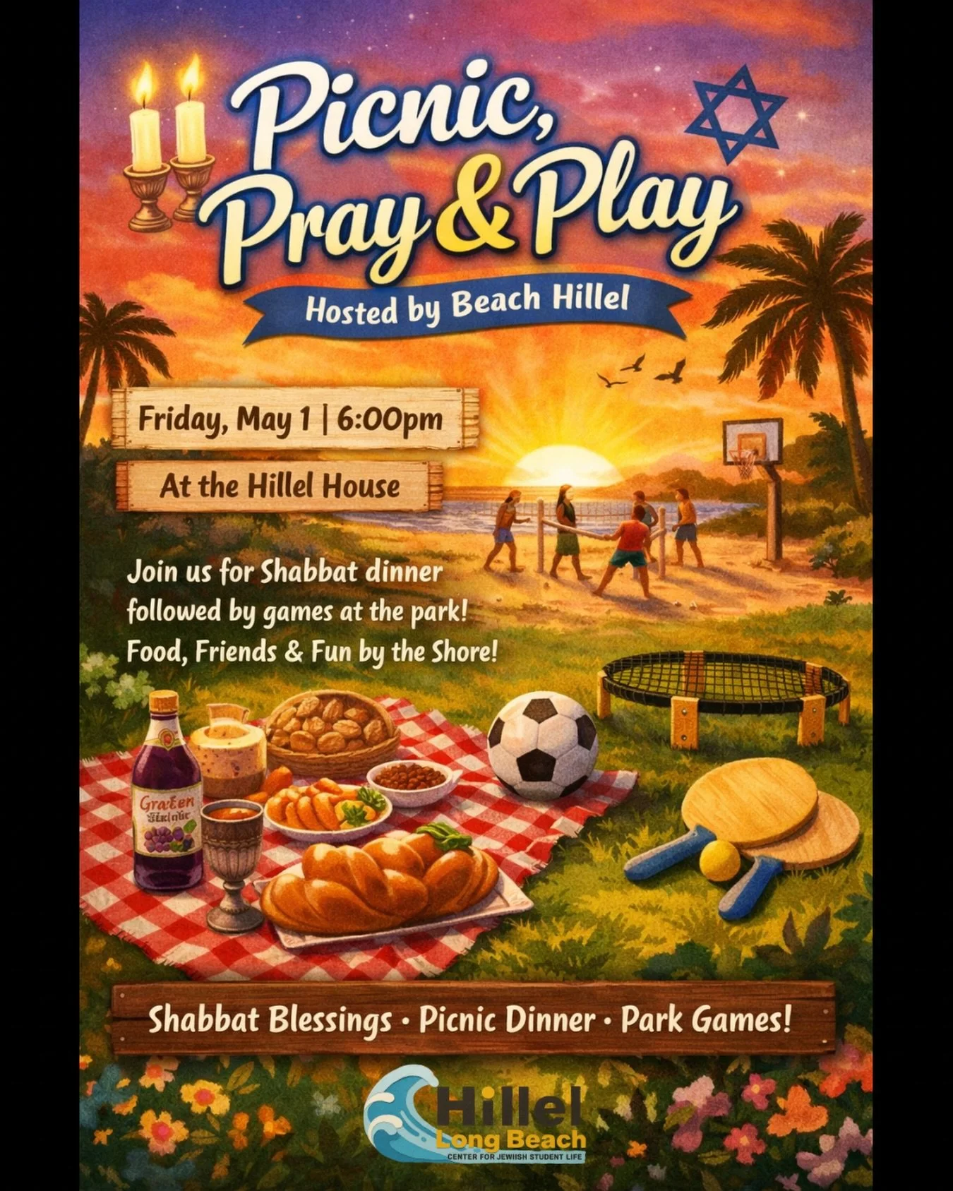 Shabbat dinner is at the Hillel House this week! See you there 💙🇮🇱