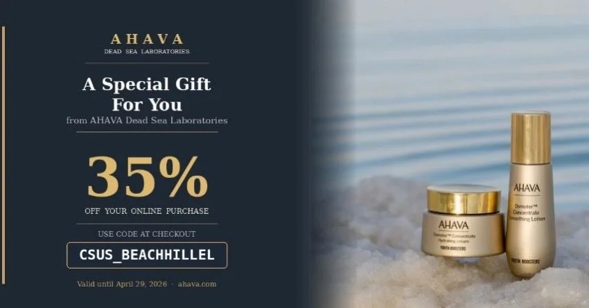 We want to THANK YOU for your support with this special discount code for @ahava products. Thank you for attending and supporting Beac Hillel at our Gala yesterday. As a thank you to everyone in our community, you can go to www.ahava.com and receive 