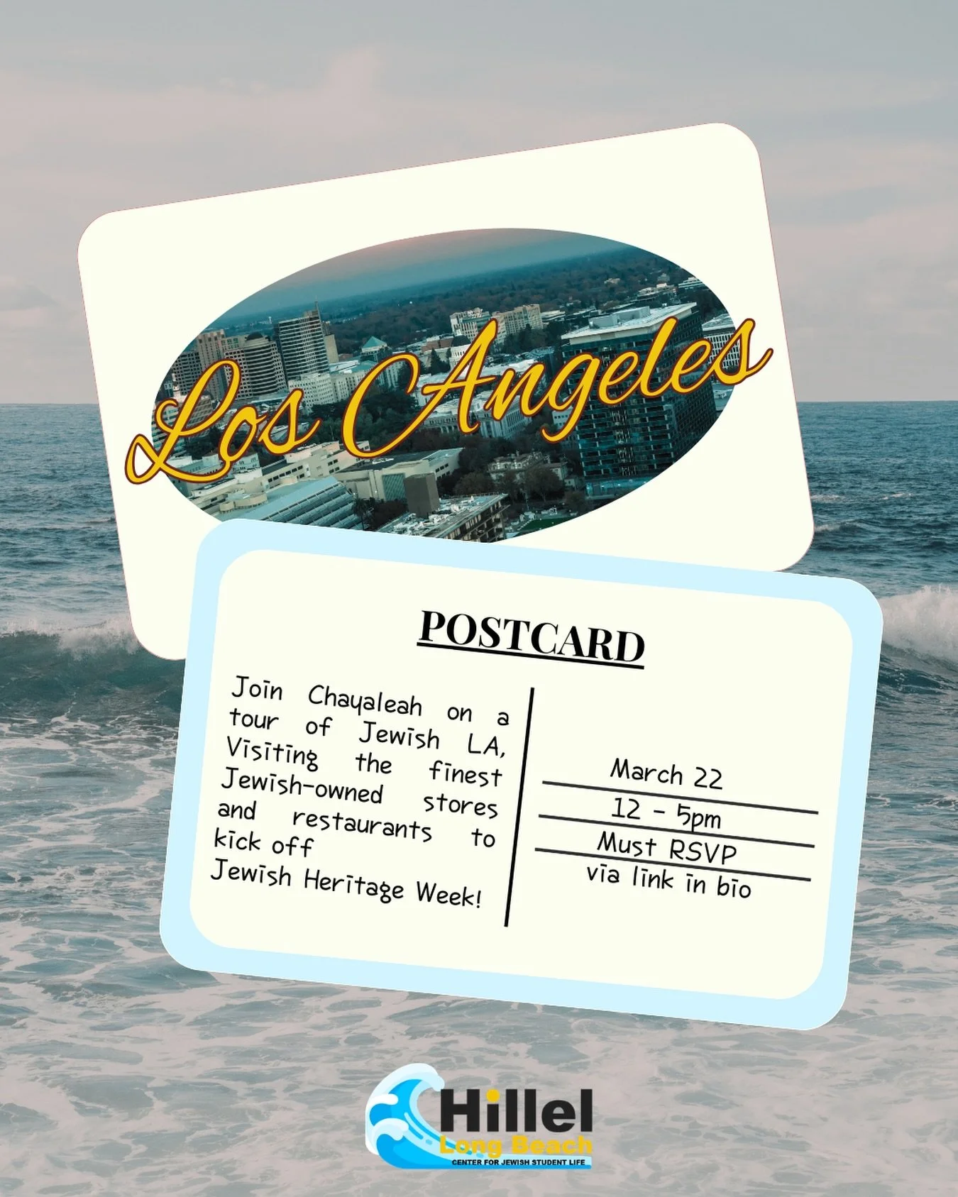 To kick off Jewish Heritage Week we are doing a very special tour with Chayaleah all over Los Angeles!! 

Come join us on March 22, 12-5pm as she shows us the best restaurants and grocery stores in the area ✡️💜

RSVP via the link in our bio for more