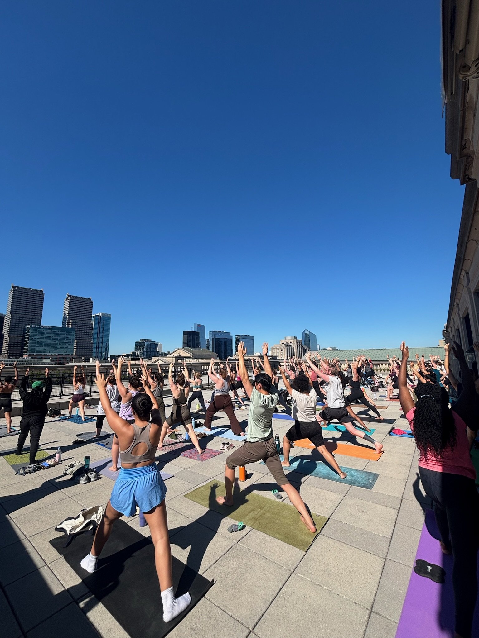 Summer Fundraiser Flow Series at The Free Library Terrace